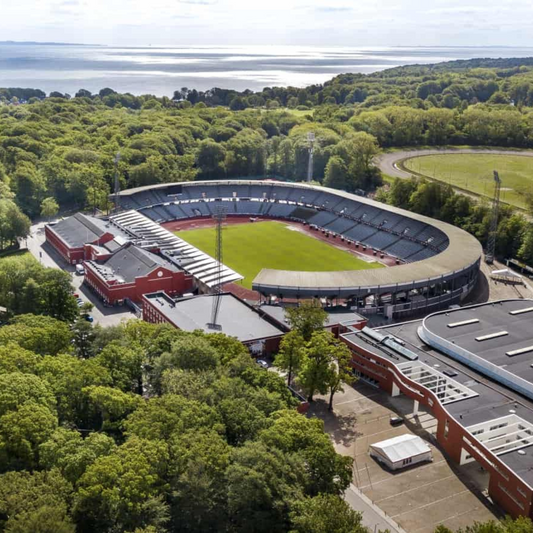 Top 25 største fodboldstadions i Danmark